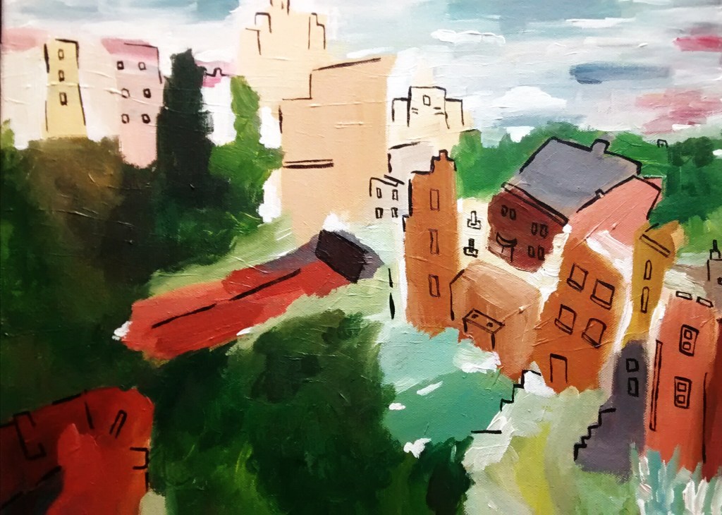 Flagey Brussels 30x40cm 100 euros