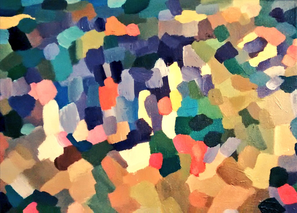 Brisbane River Feb 2015 40x30cm