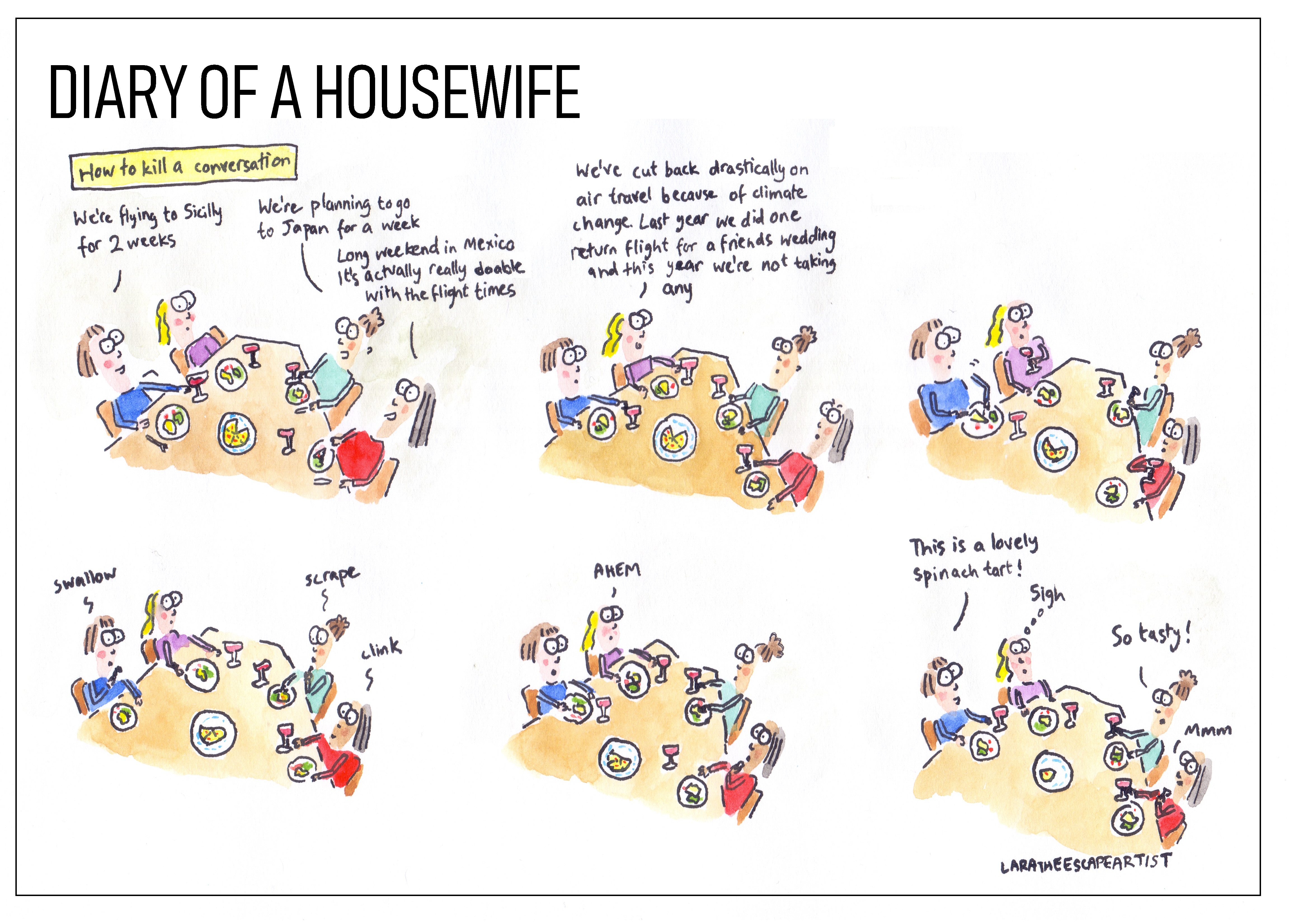 64. Conversation killer