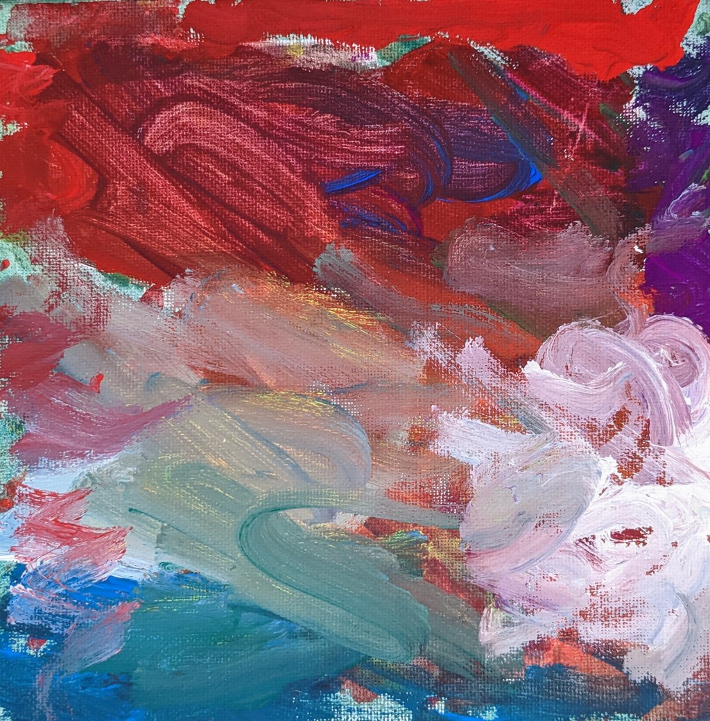 Painting collaboration with my&nbsp;daughter