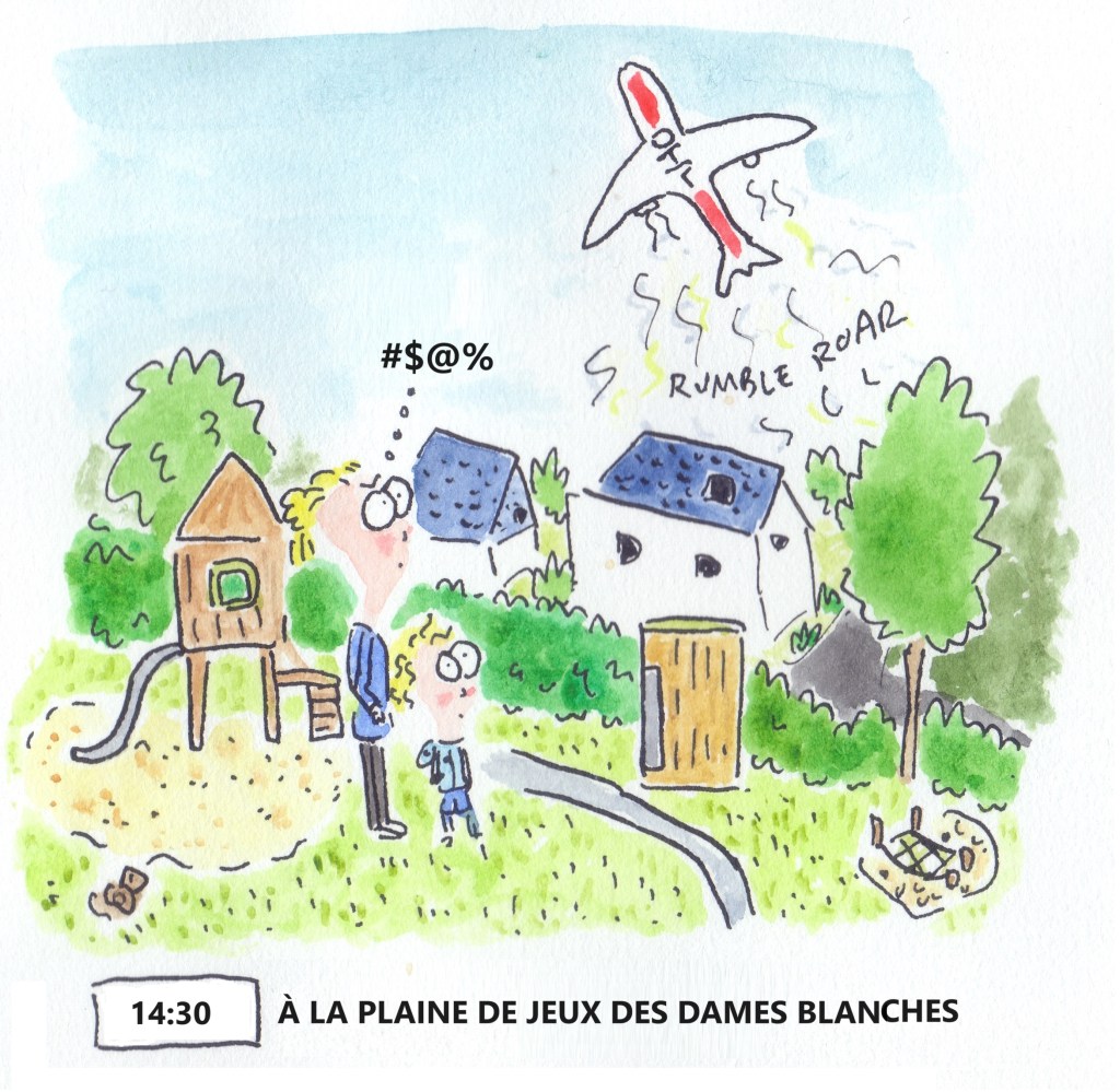 Under a flight path (French&nbsp;version)